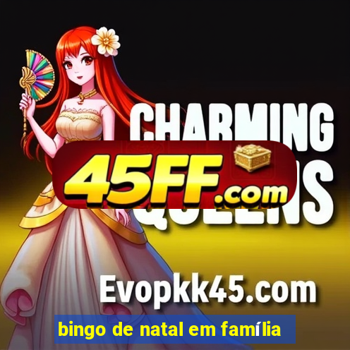 bingo de natal em família